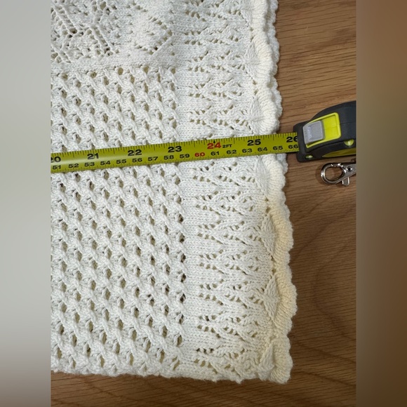 Polo Ralph Lauren Pointelle Cotton Knit Short Sleeve Top Size XXL Ivory - Picture 13 of 13